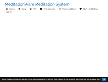 Tablet Screenshot of meditationware.com